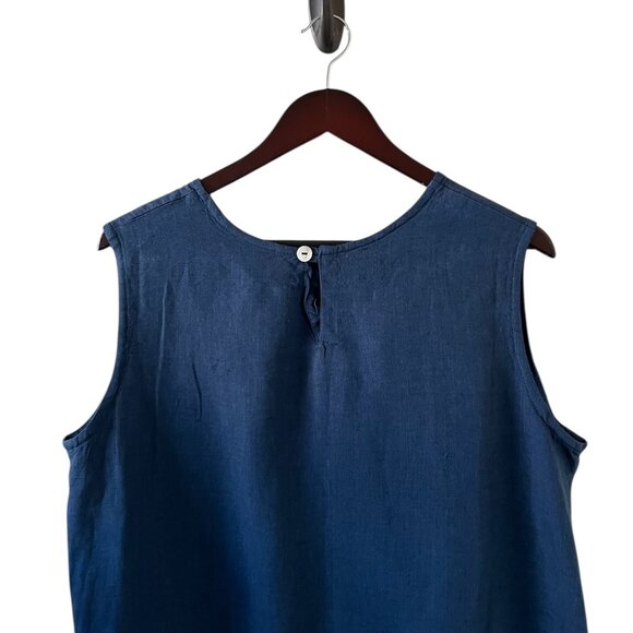 bryn Walker NEW Linen Long Tank & Long Full Wide Leg Pants In Perugia Size M/S - Picture 6 of 16